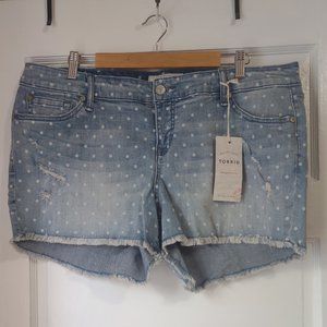Torrid Polkadot Shorts